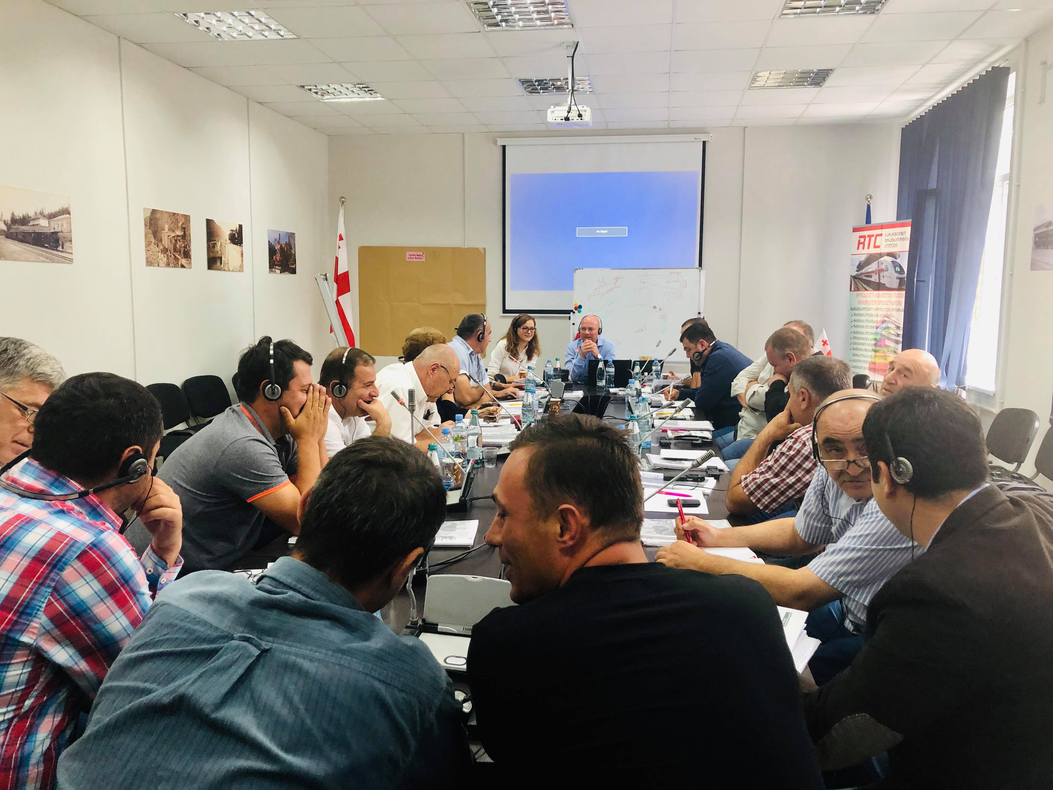 რკინიგზის ინსტრუქტორების ტრენინგი