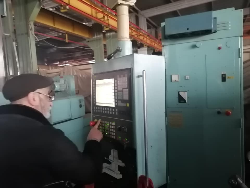 პროფესიული საგანმანათლებლო პროგრამის ,,მეჩარხე" პროფესიული სტუდენტები პრაქტიკულ სწავლებაზე