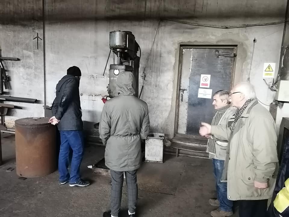 პროფესიული საგანმანათლებლო პროგრამის ,,მეჩარხე" პროფესიული სტუდენტები პრაქტიკულ სწავლებაზე