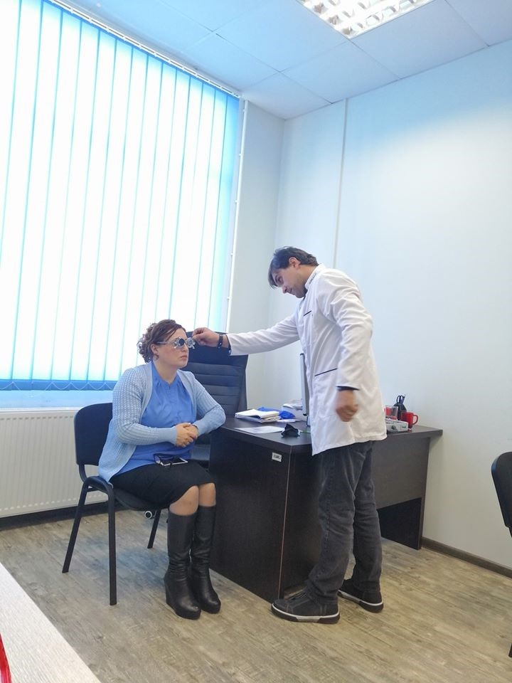 მხედველობის დიაგნოსტიკური ცენტრის "ORION OPTICS" ვიზიტი სარკინიგზო ტრანსპორტის კოლეჯში