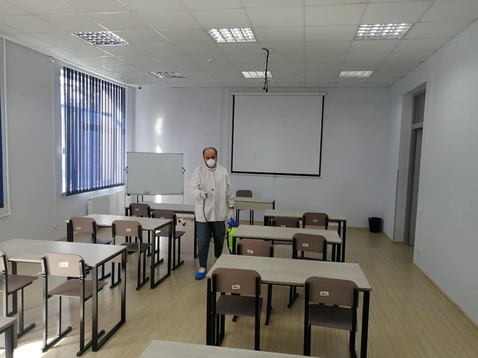 სადეზინფექციო სამუშაოები