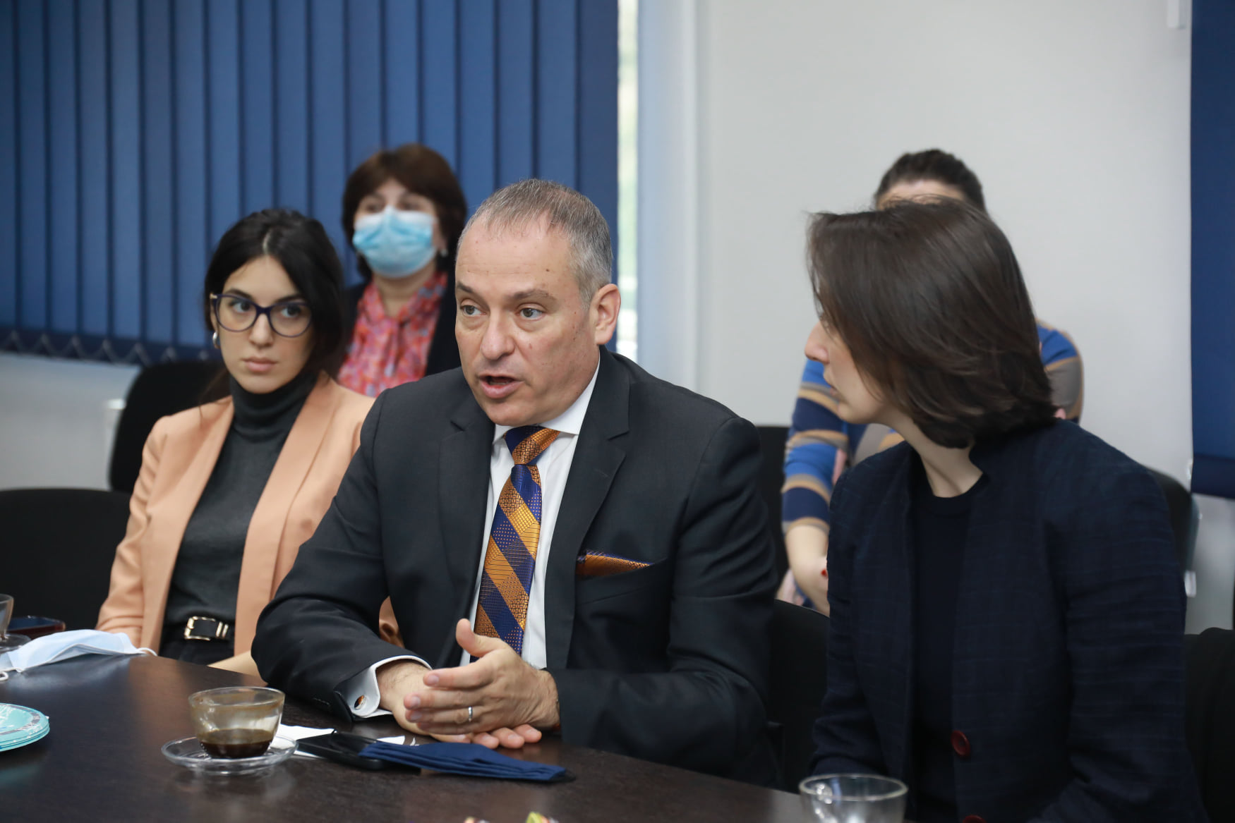 ისრაელის ელჩის სტუმრობა სარკინიგზო ტრანსპორტის კოლეჯში