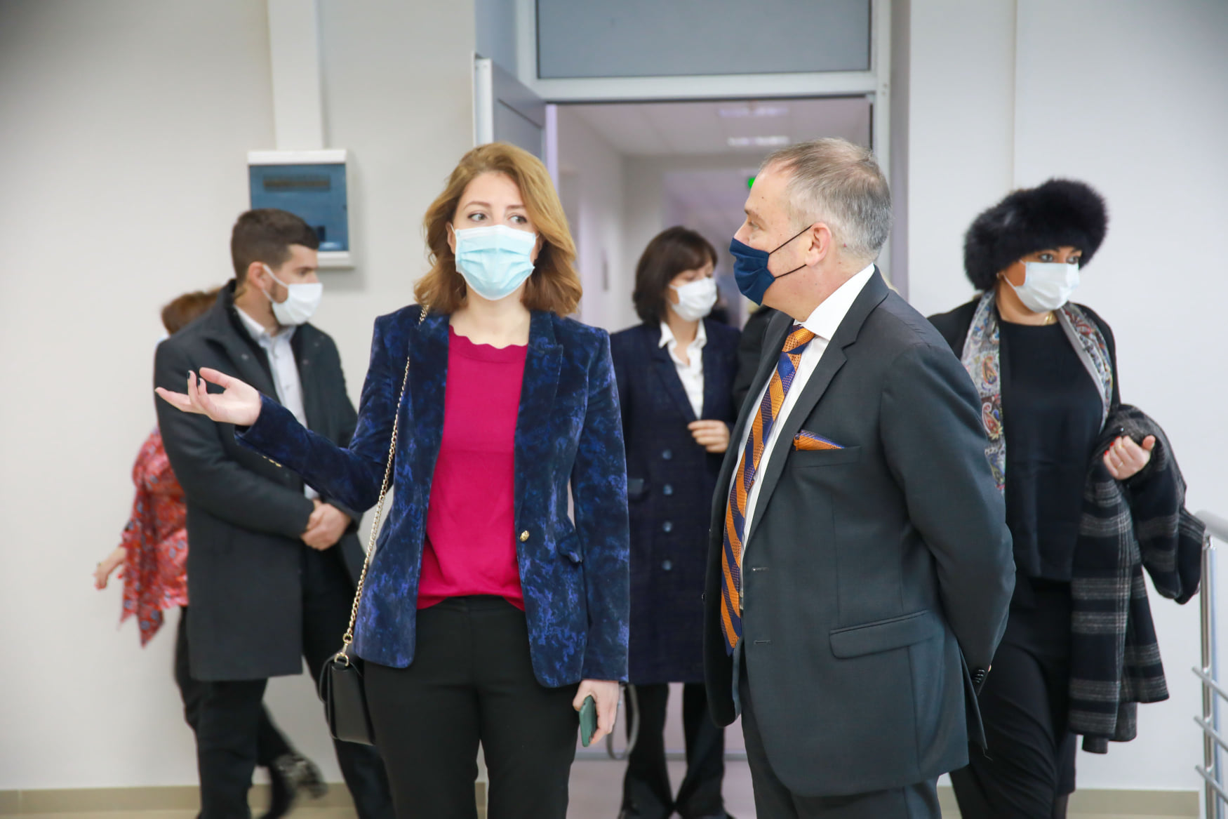 ისრაელის ელჩის სტუმრობა სარკინიგზო ტრანსპორტის კოლეჯში