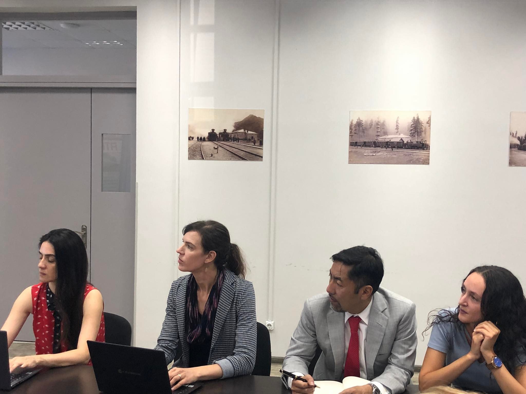 აზიის განვითარების ბანკის და პროფესიული უნარების სააგენტოს წარმომადგენლების სტუმრობა სარკინიგზო ტრანსპორტის კოლეჯში