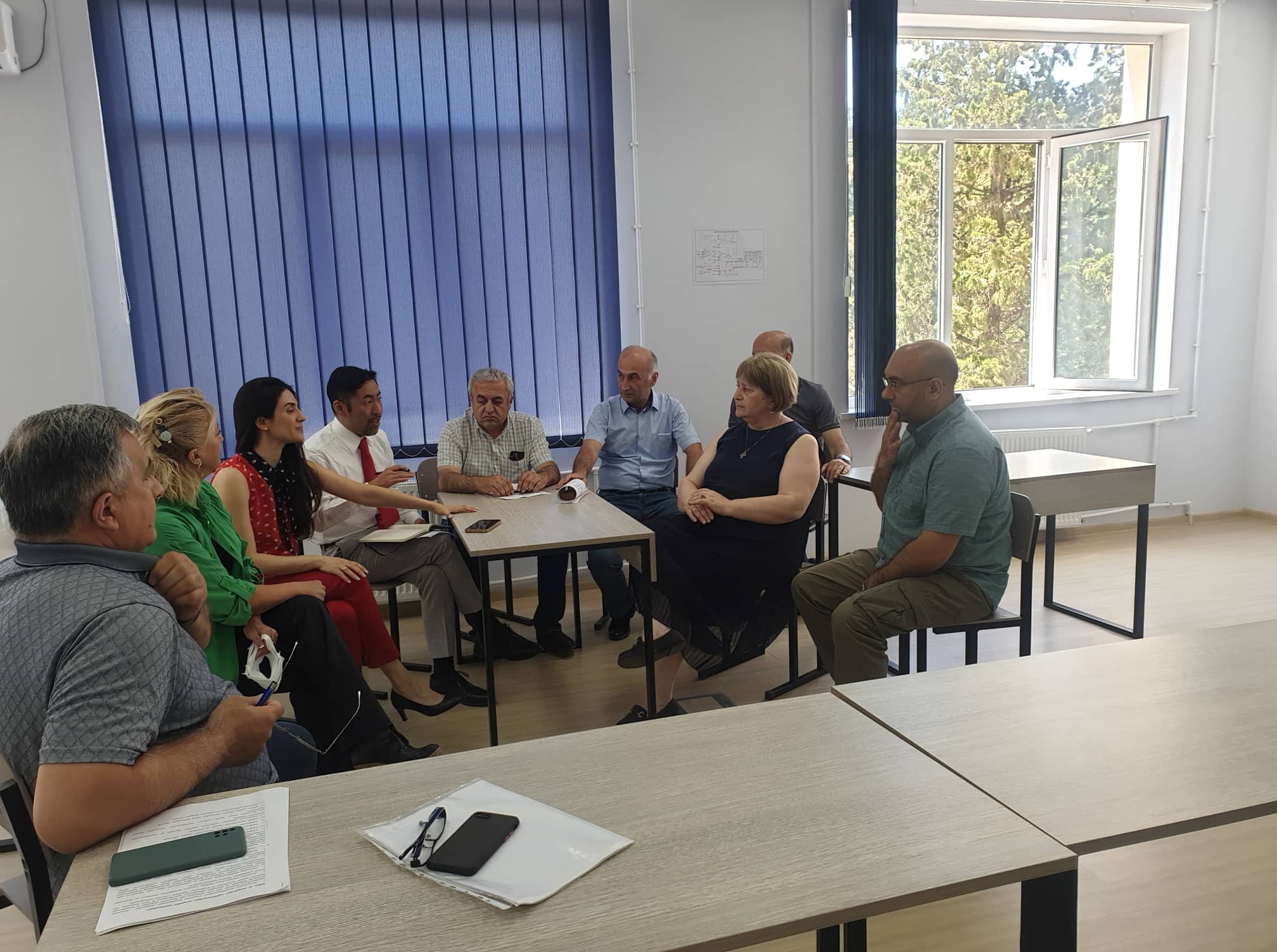 აზიის განვითარების ბანკის და პროფესიული უნარების სააგენტოს წარმომადგენლების სტუმრობა სარკინიგზო ტრანსპორტის კოლეჯში