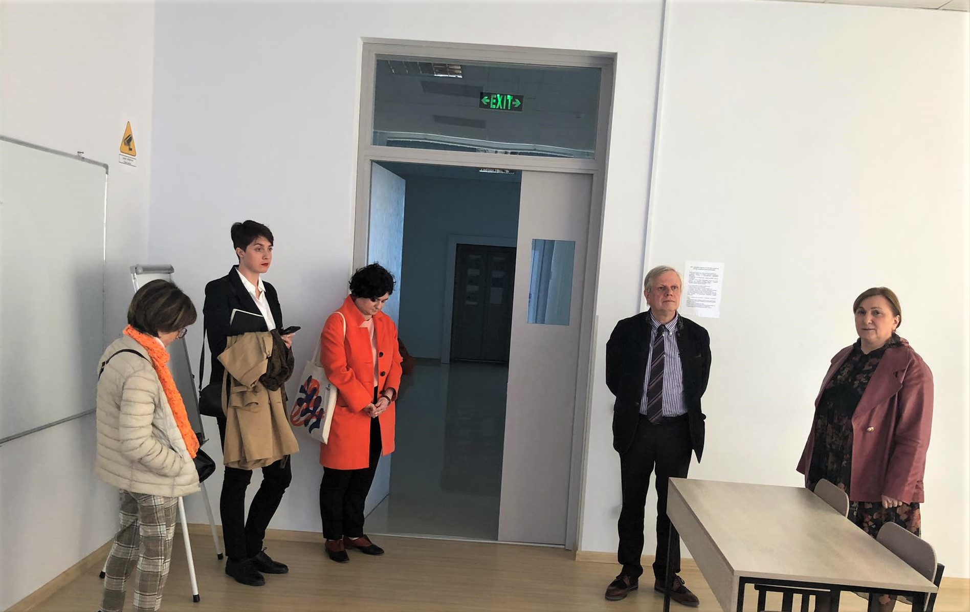 საფრანგეთის წარმომადგენლების ვიზიტი  კოლეჯში