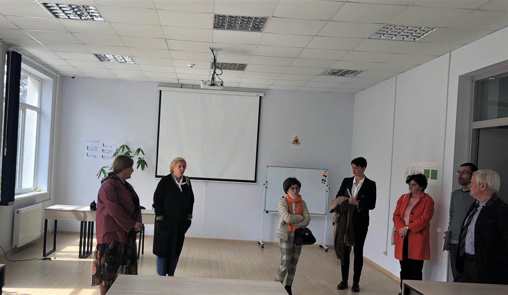 საფრანგეთის წარმომადგენლების ვიზიტი  კოლეჯში