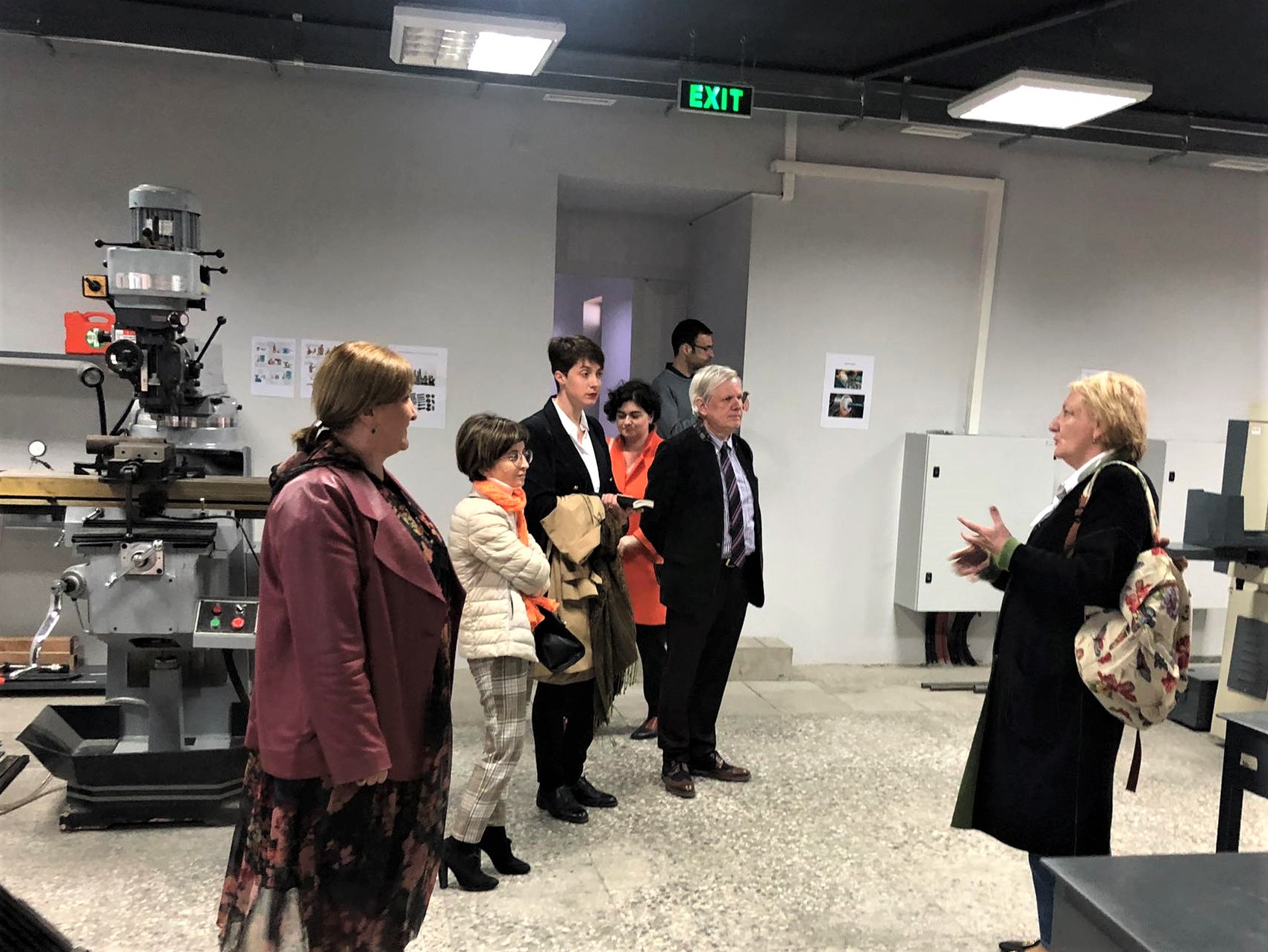 საფრანგეთის წარმომადგენლების ვიზიტი  კოლეჯში