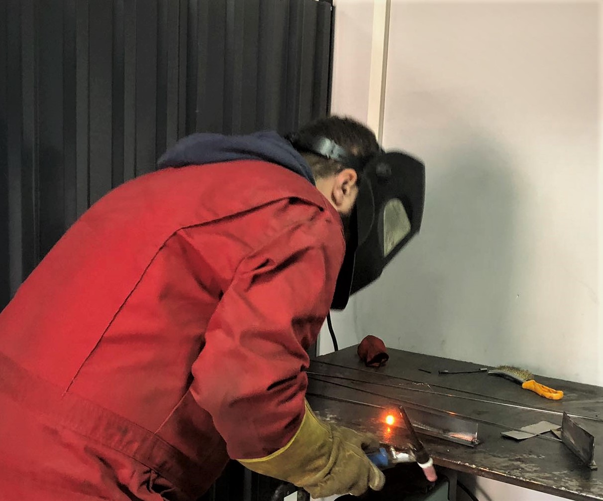 დასკვნითი გამოცდა - არგონ-რკალური შემდუღებელი