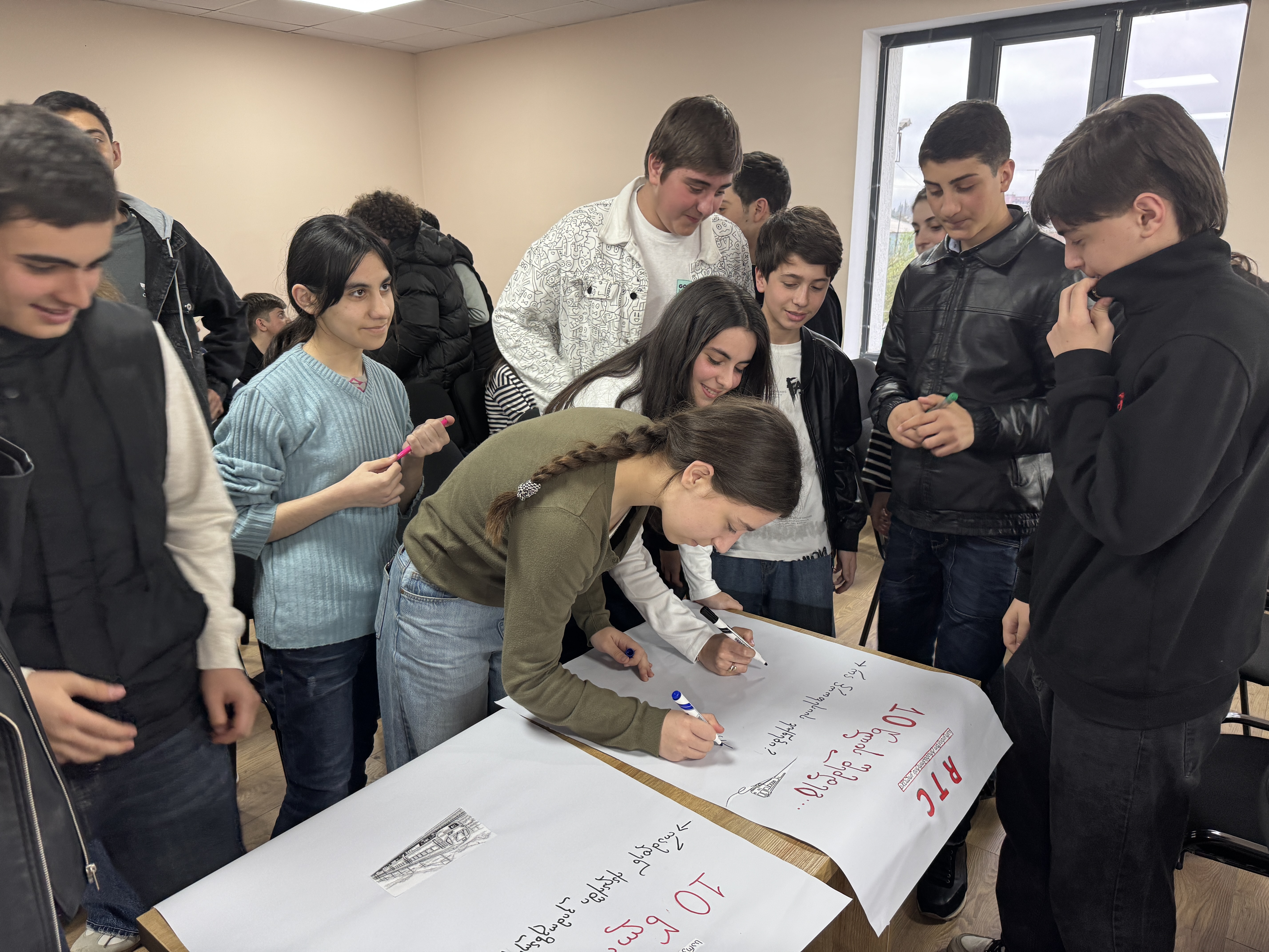 პროექტის „საქართველოს „რკინის გზით“ წარსულიდან მომავლისაკენ“ პირველი ექსტრაკურიკულური აქტივობა