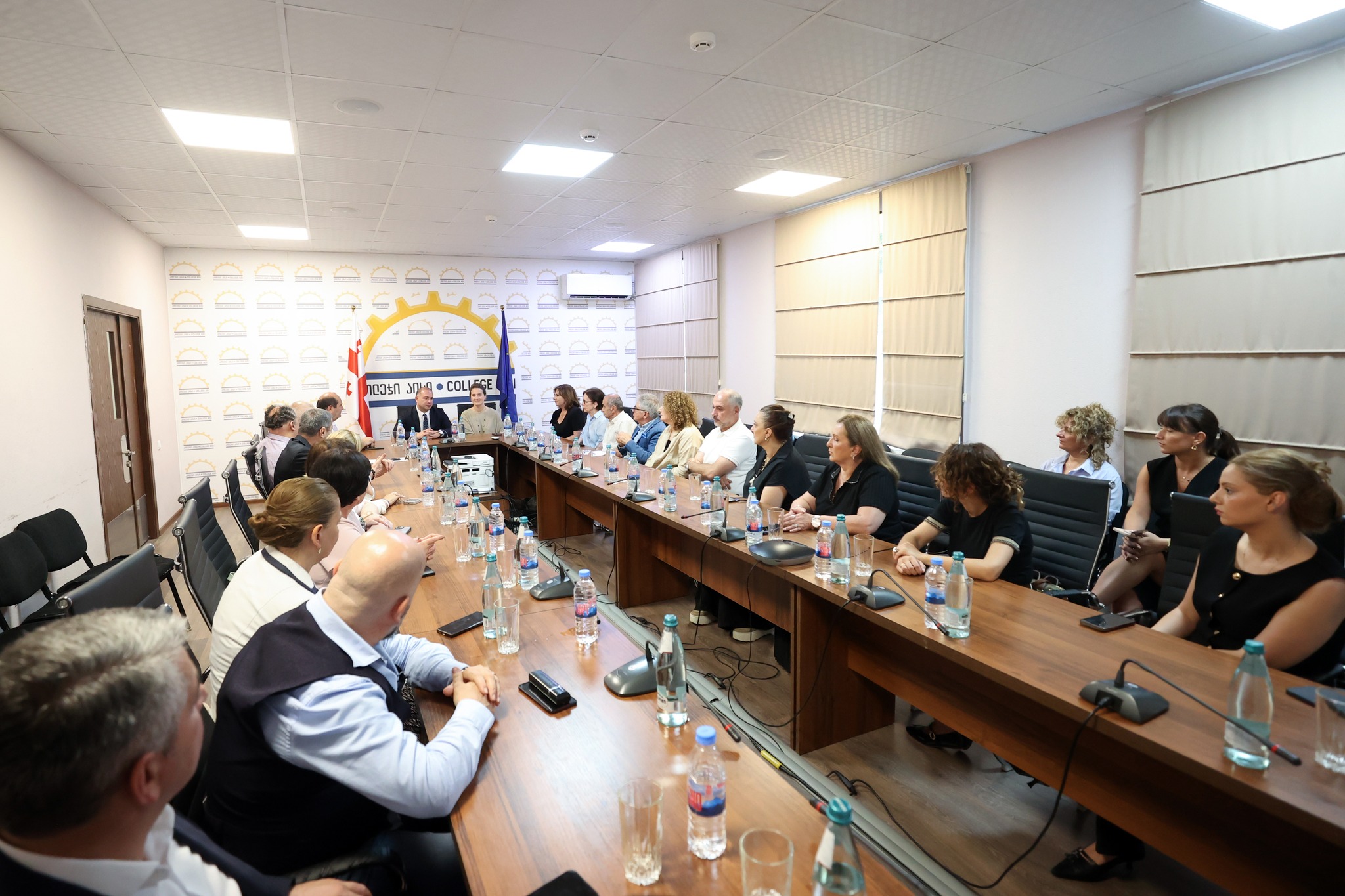 საქართველოს განათლების, მეცნიერებისა და ახალგაზრდობის მინისტრის შეხვედრა კოლეჯების დირექტორებთან