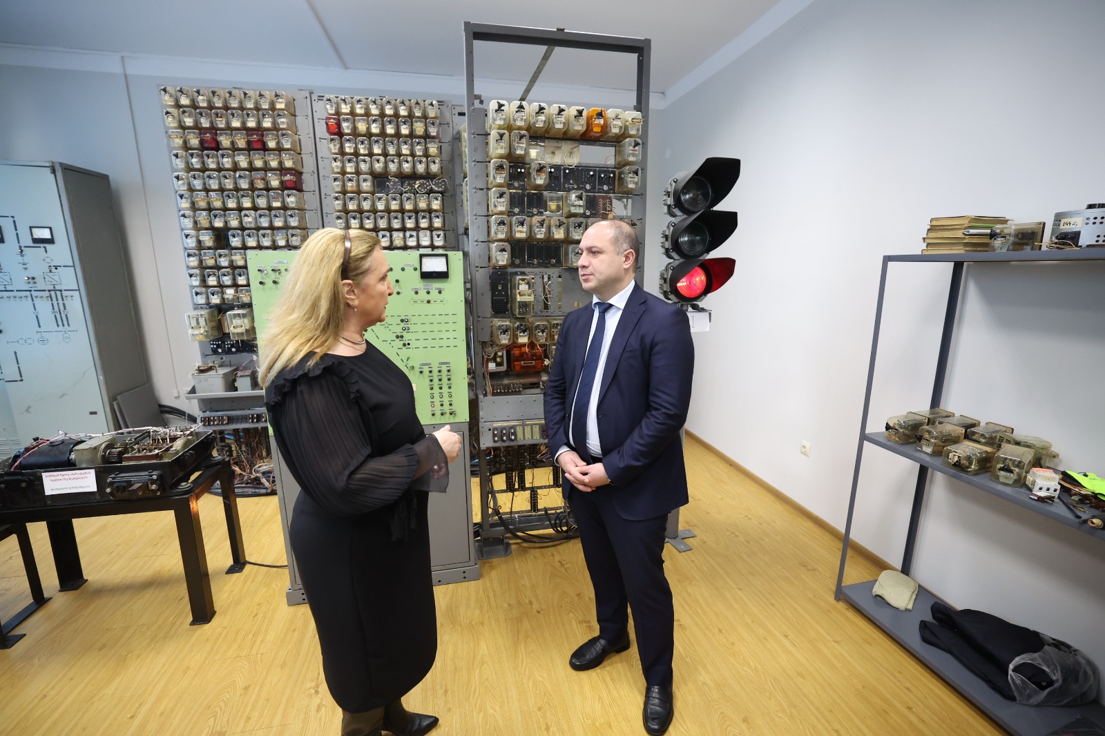 საქართველოს განათლების, მეცნიერებისა და ახალგაზრდობის მინისტრის ვიზიტი სარკინიგზო ტრანსპორტის კოლეჯში