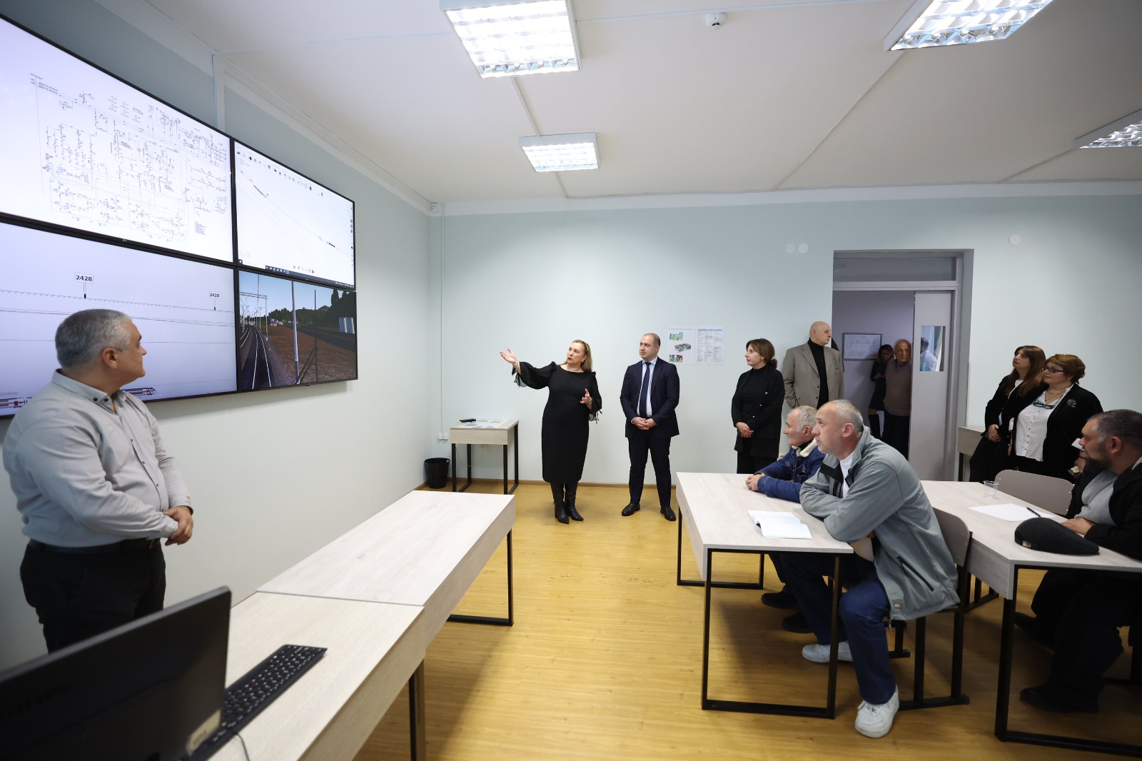 საქართველოს განათლების, მეცნიერებისა და ახალგაზრდობის მინისტრის ვიზიტი სარკინიგზო ტრანსპორტის კოლეჯში