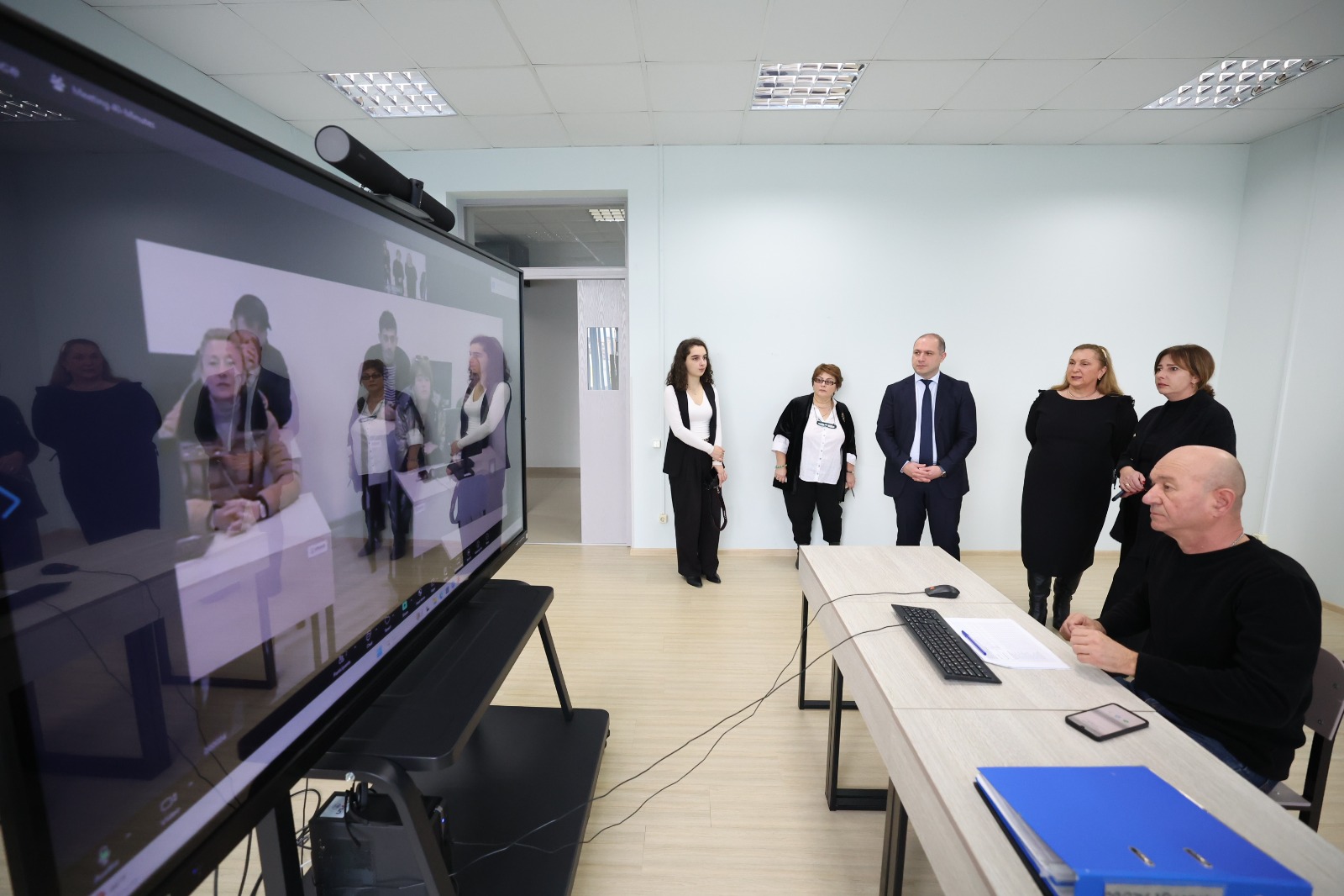 საქართველოს განათლების, მეცნიერებისა და ახალგაზრდობის მინისტრის ვიზიტი სარკინიგზო ტრანსპორტის კოლეჯში